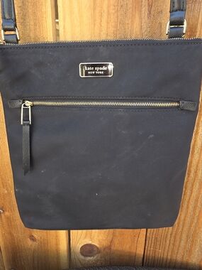 Kate Spade Black Crossbody Bag - Slim Travel Shoulder Bag